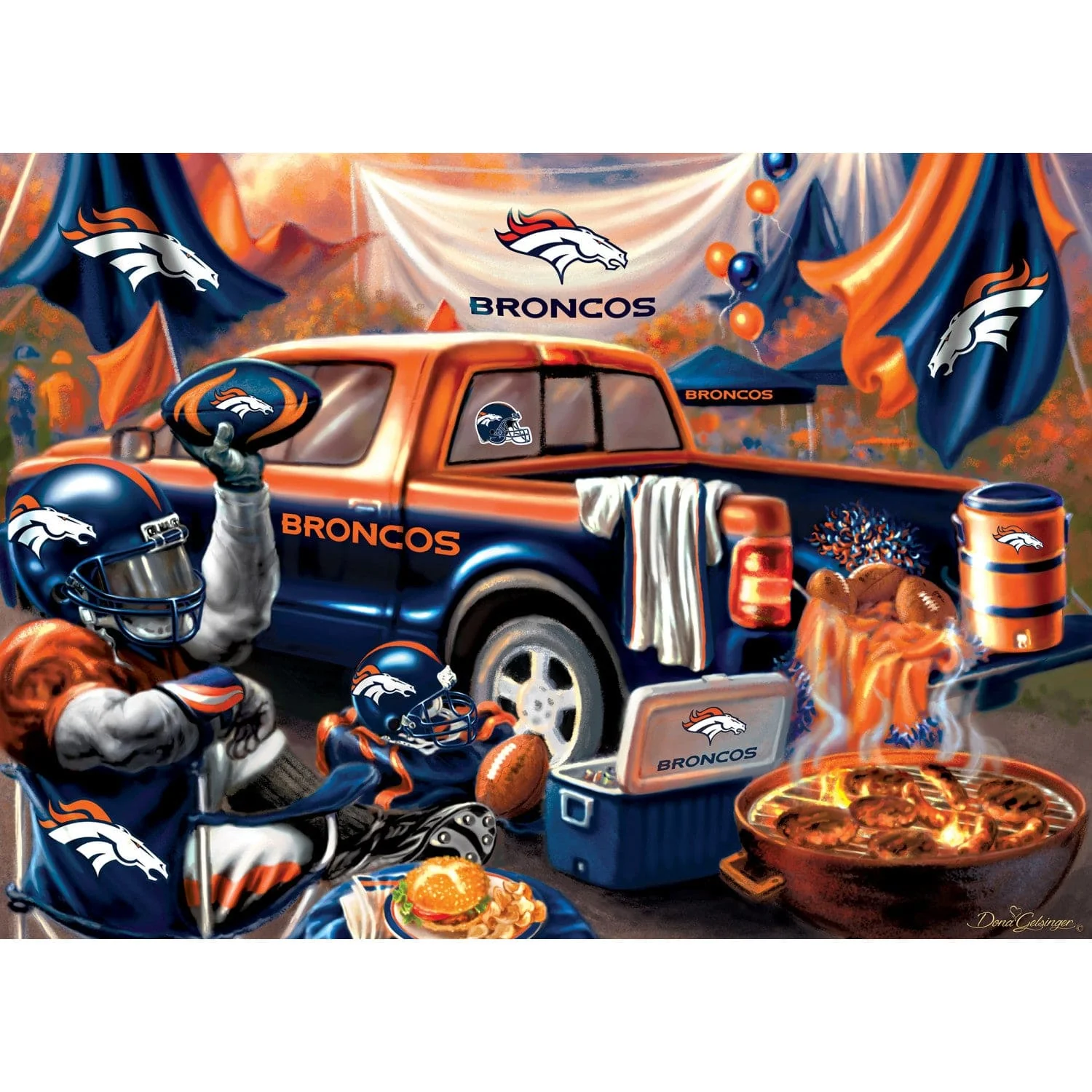 NFL Gameday Denver Broncos - Jigsaw Puzzle