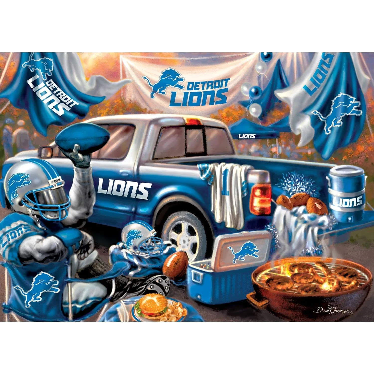 NFL Gameday Detroit Lions - Jigsaw Puzzle
