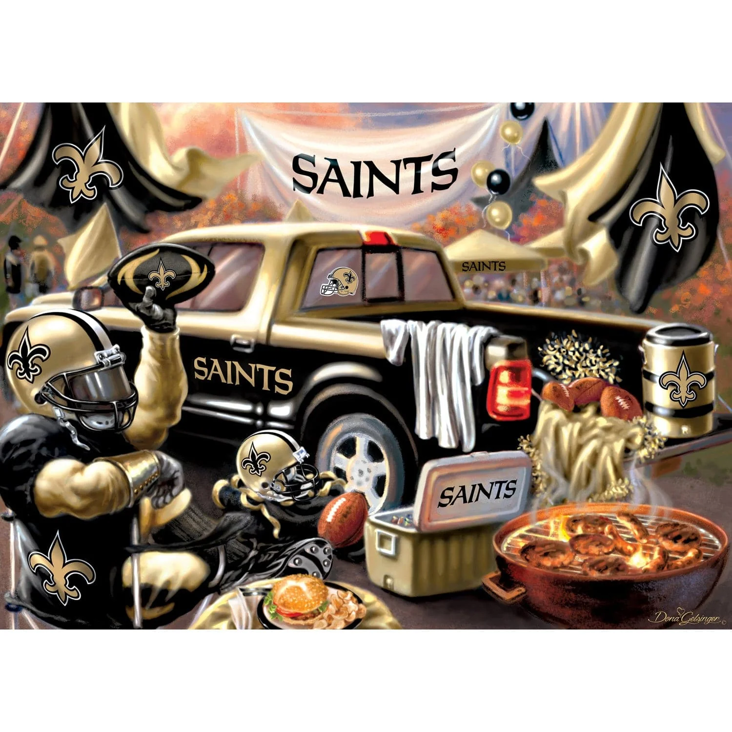 NFL Gameday New Orleans Saints - Jigsaw Puzzle