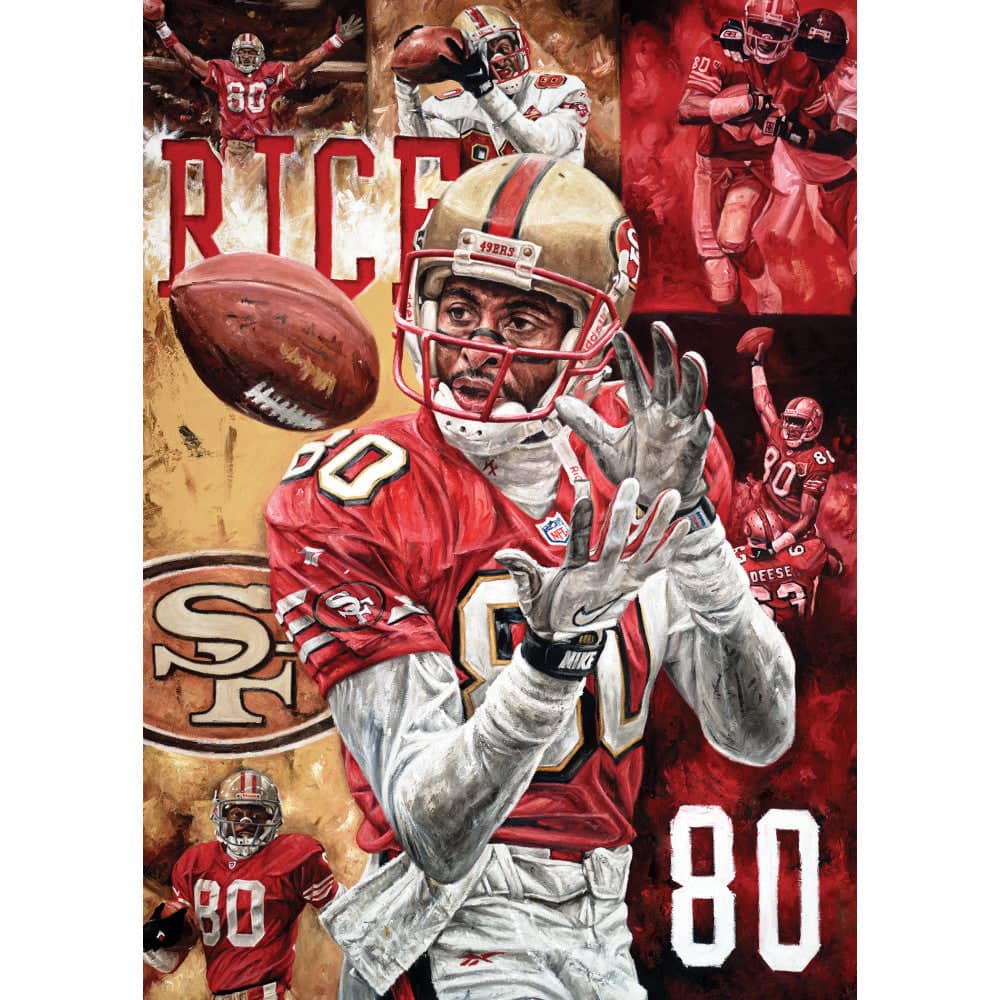 Legends of the Game - Jerry Rice - Jigsaw Puzzle