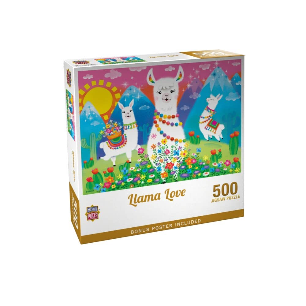 Lil Puzzler - Llama Love - Jigsaw Puzzle - Image 3
