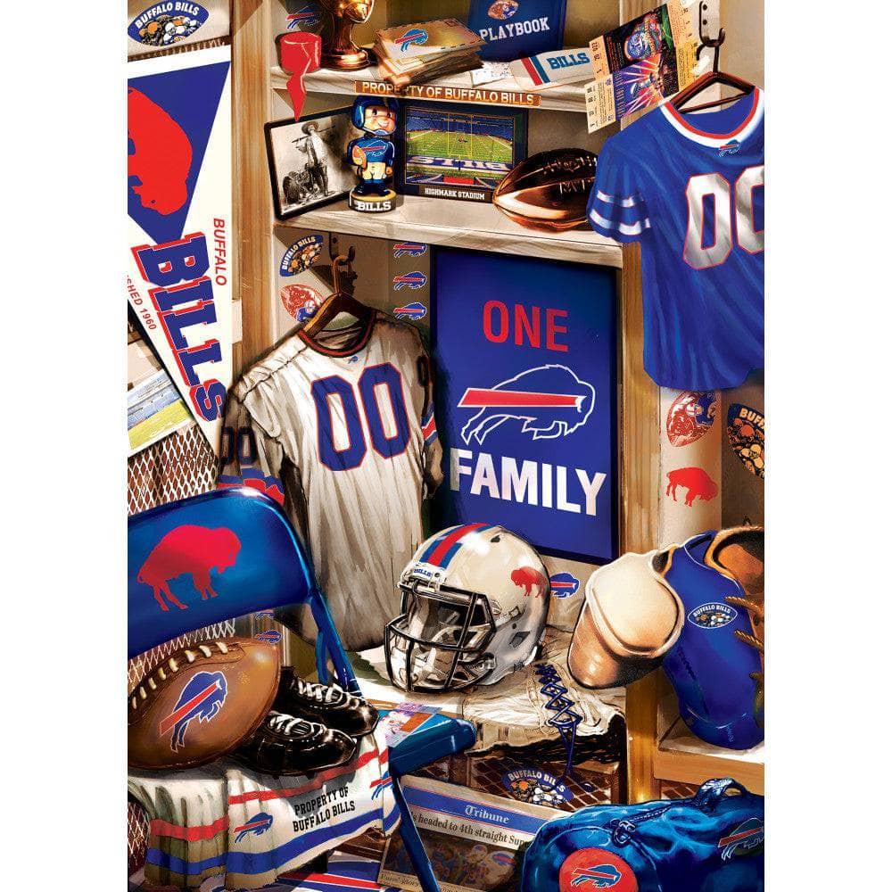 Buffalo Bills - Locker Room 500 Piece Jigsaw Puzzle - Image 2