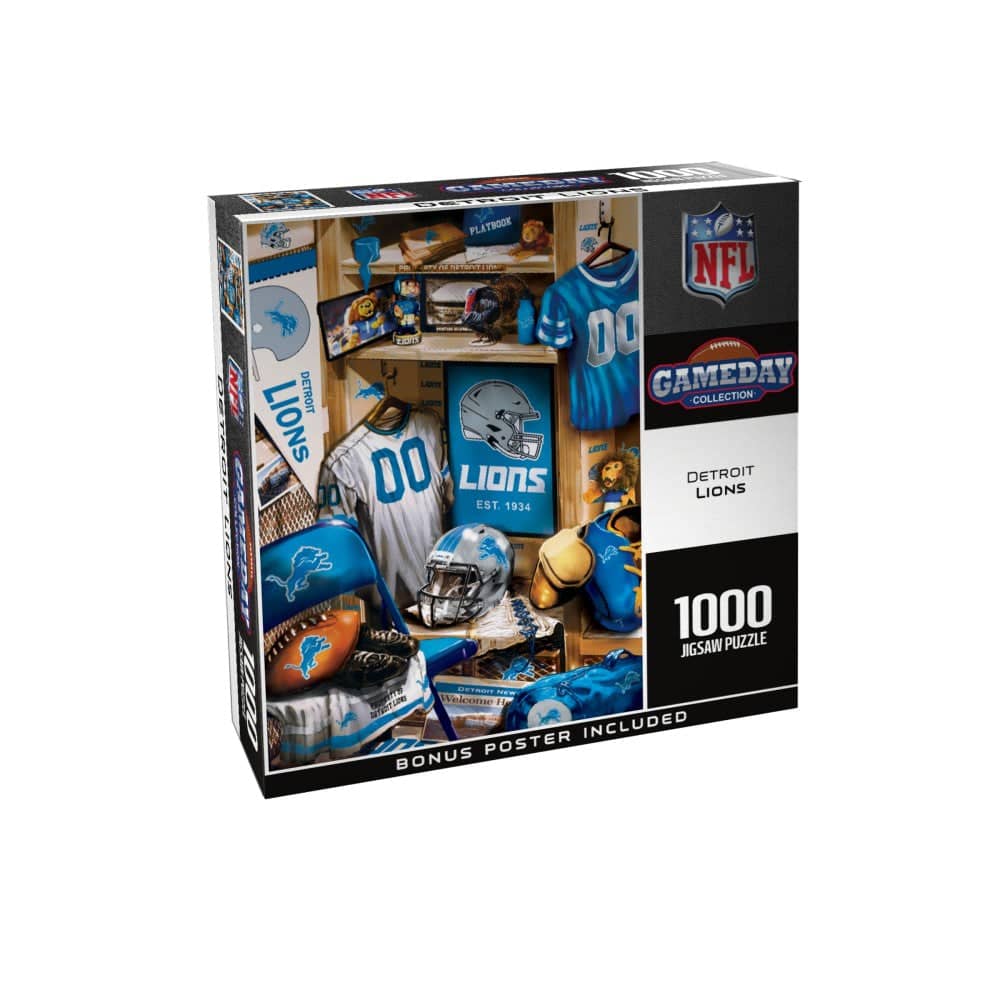 Locker Room NFL Detroit Lions - Jigsaw Puzzle - Image 3