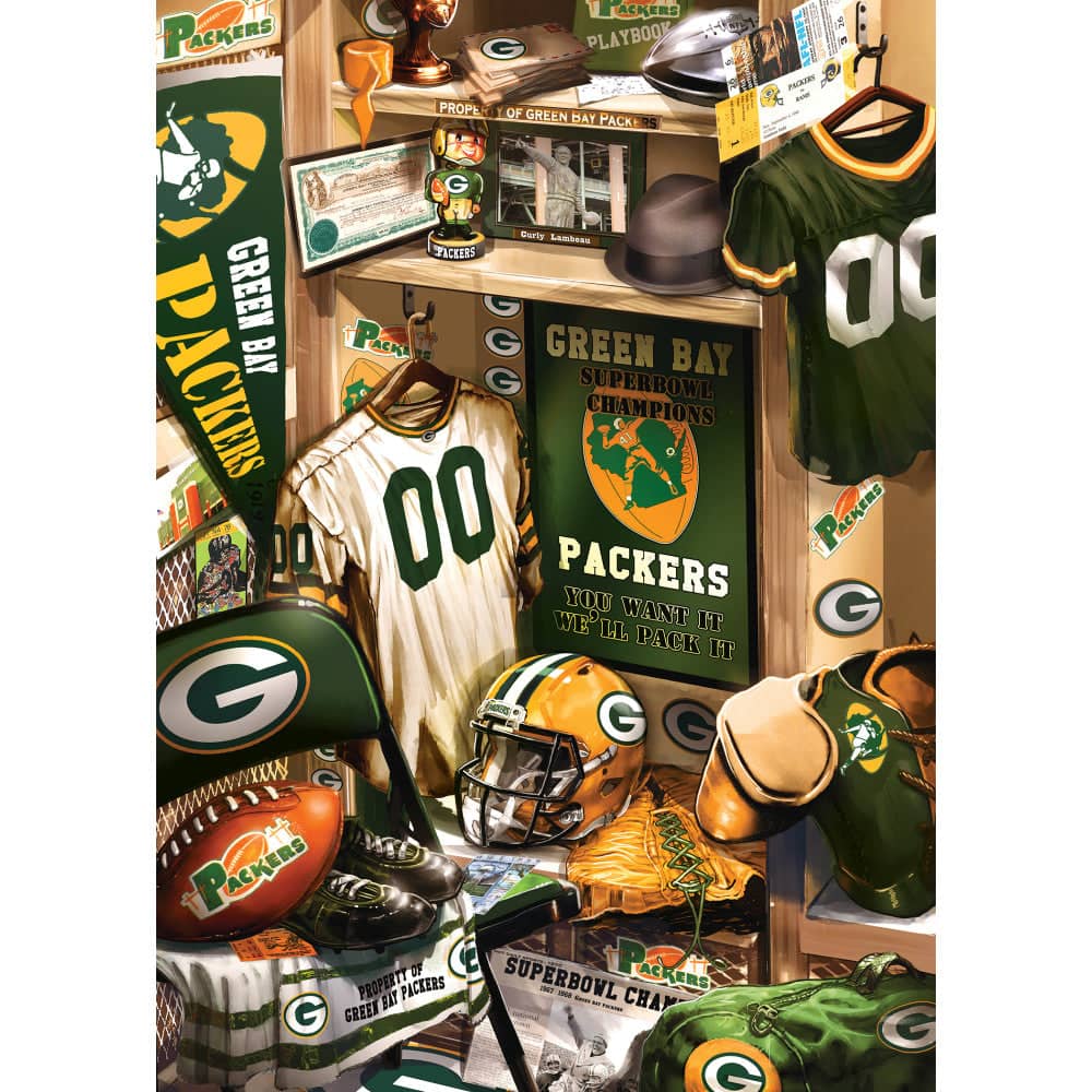 Locker Room NFL Green Bay Packers - Jigsaw Puzzle