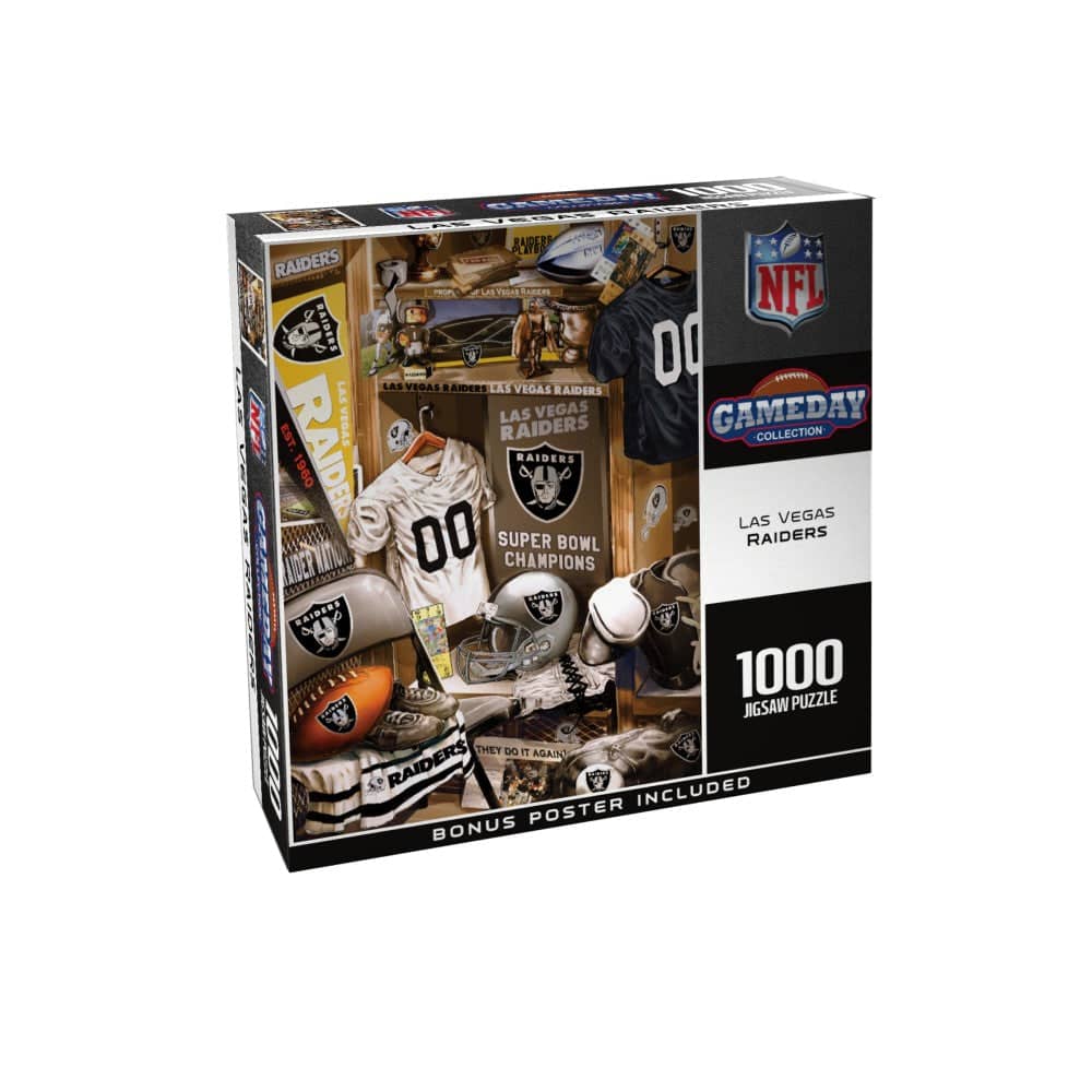 Locker Room NFL Las Vegas Raiders - Jigsaw Puzzle - Image 3