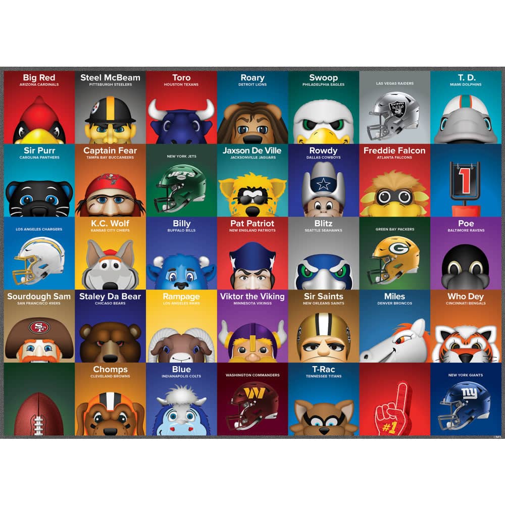NFL Mascots - Jigsaw Puzzle
