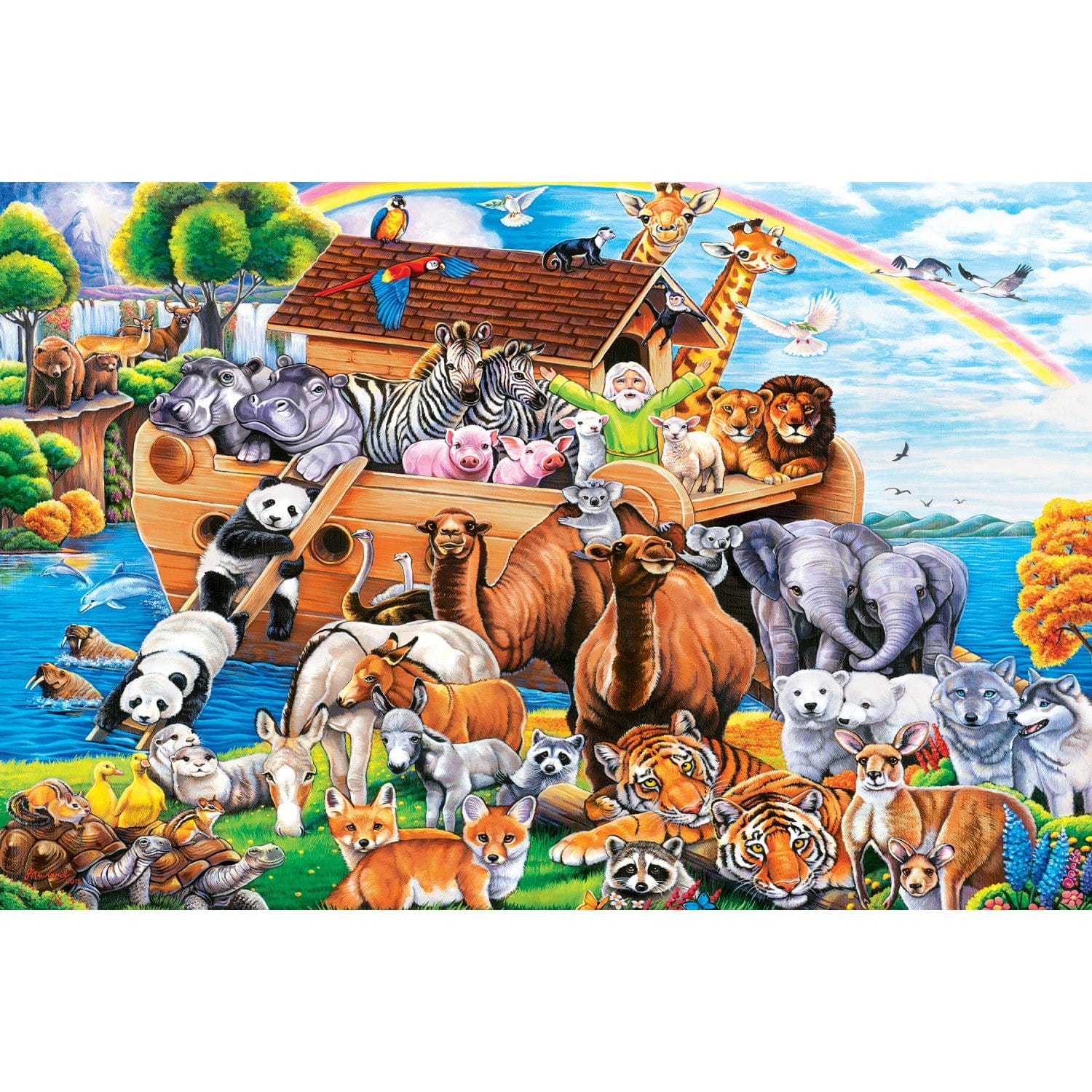Noah's Ark 48 Piece Floor Jigsaw Puzzle - Image 2