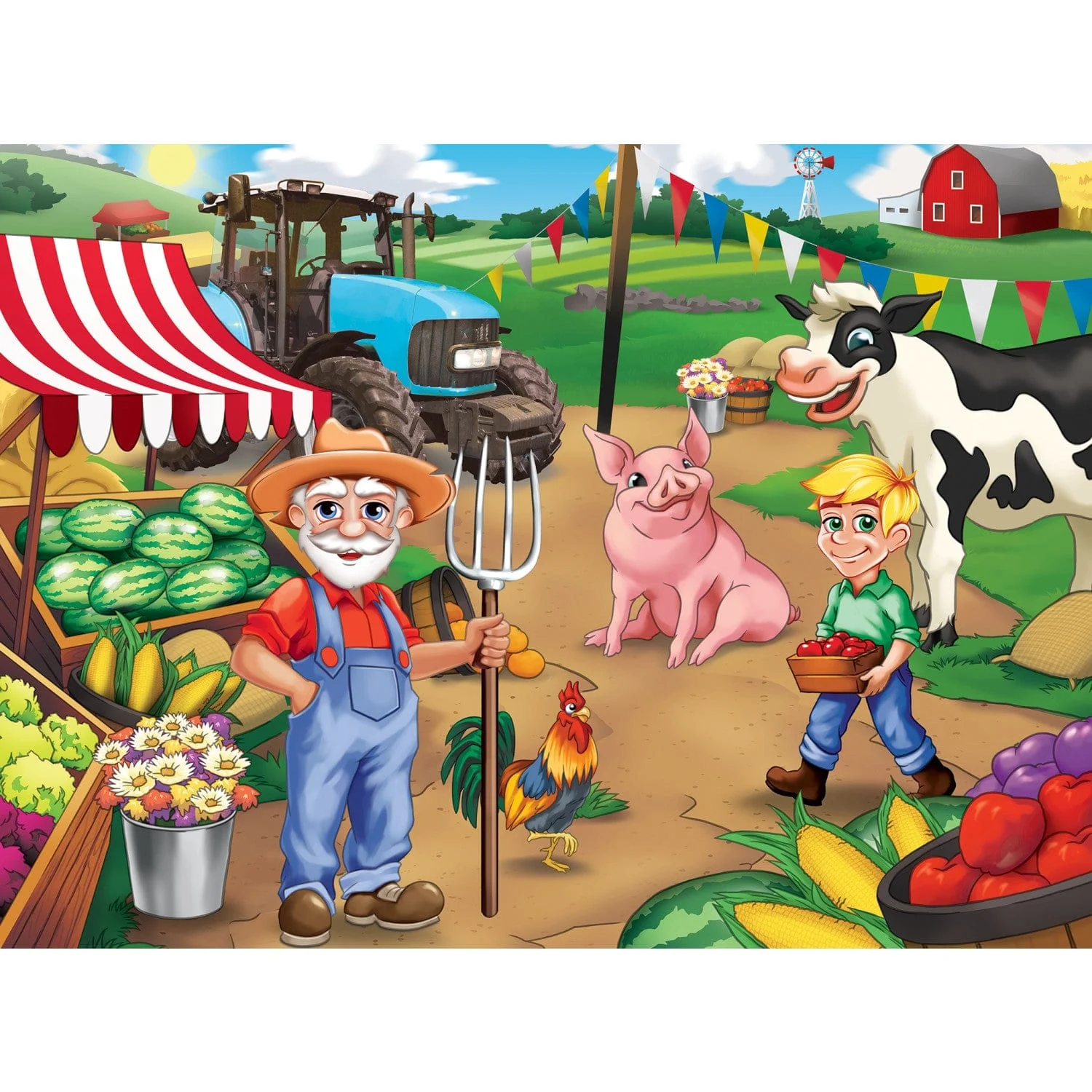 Old MacDonald's Farm - Market Day - Jigsaw Puzzle
