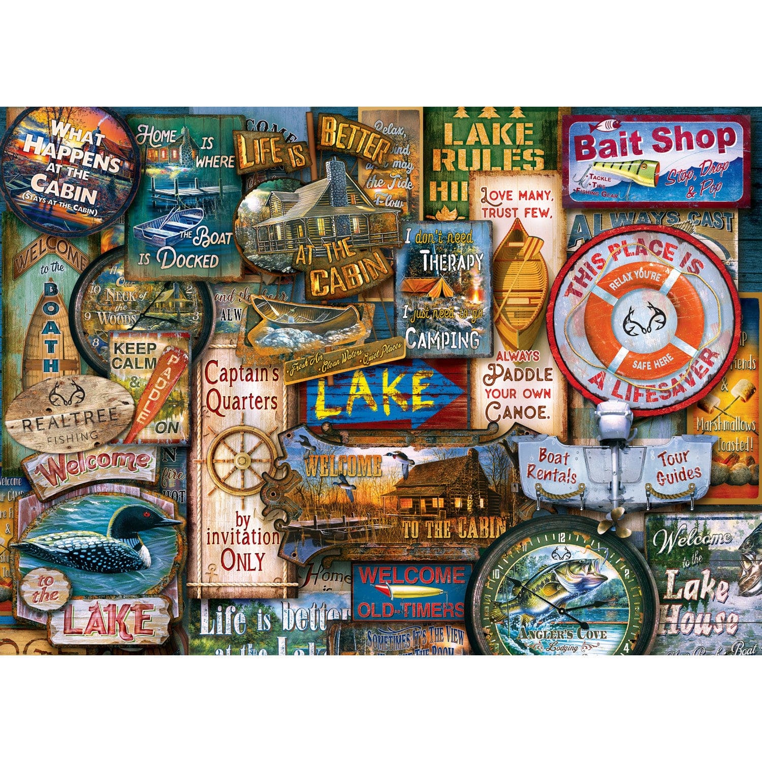 Off to the Lakehouse - Jigsaw Puzzle