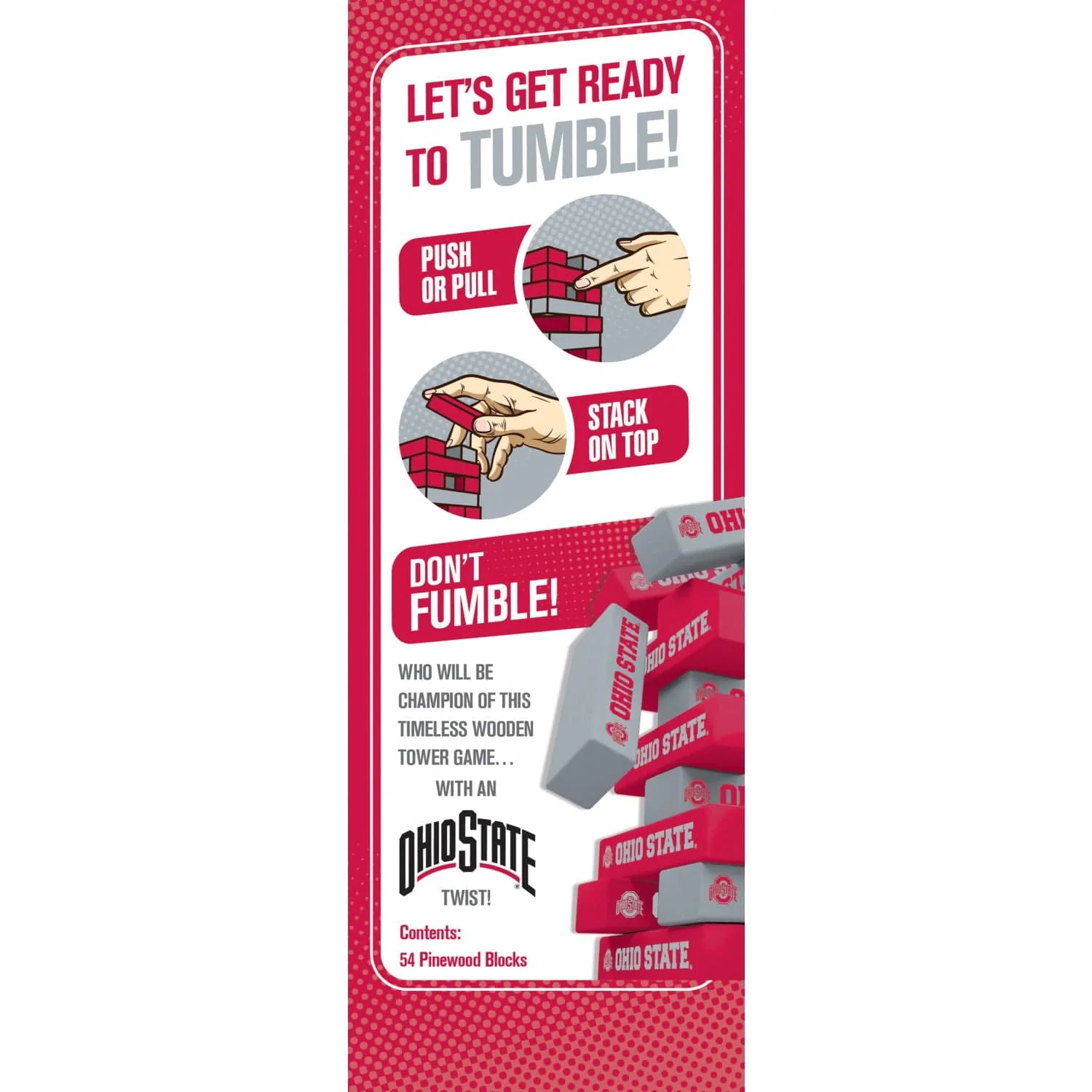 Ohio State Buckeyes Tumble Tower - Image 3