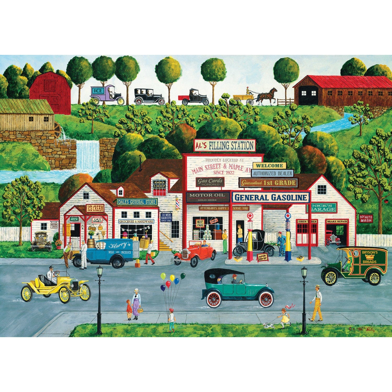 The Old Filling Station - Jigsaw Puzzle