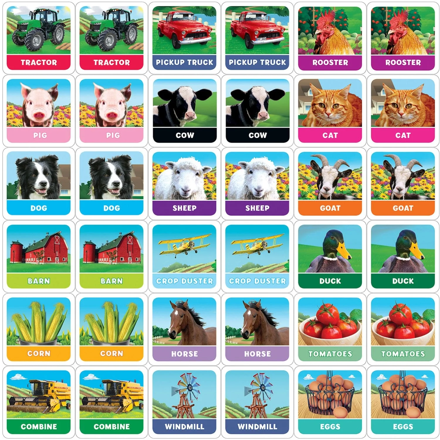 Old MacDonald's Farm Matching Game - Image 2