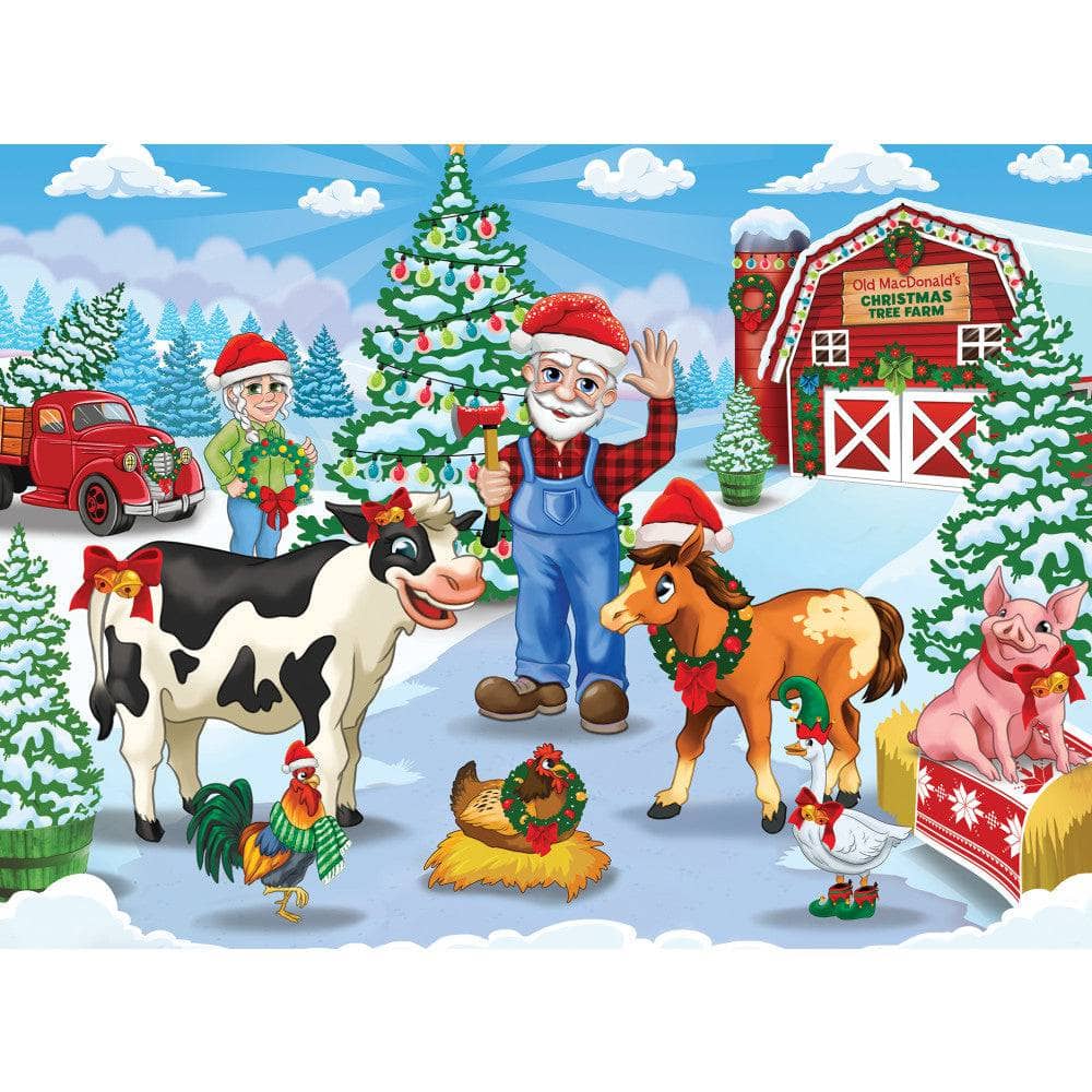 Old MacDonald's Farm - Christmas Tree Farm 60 Piece Jigsaw Puzzle - Image 2