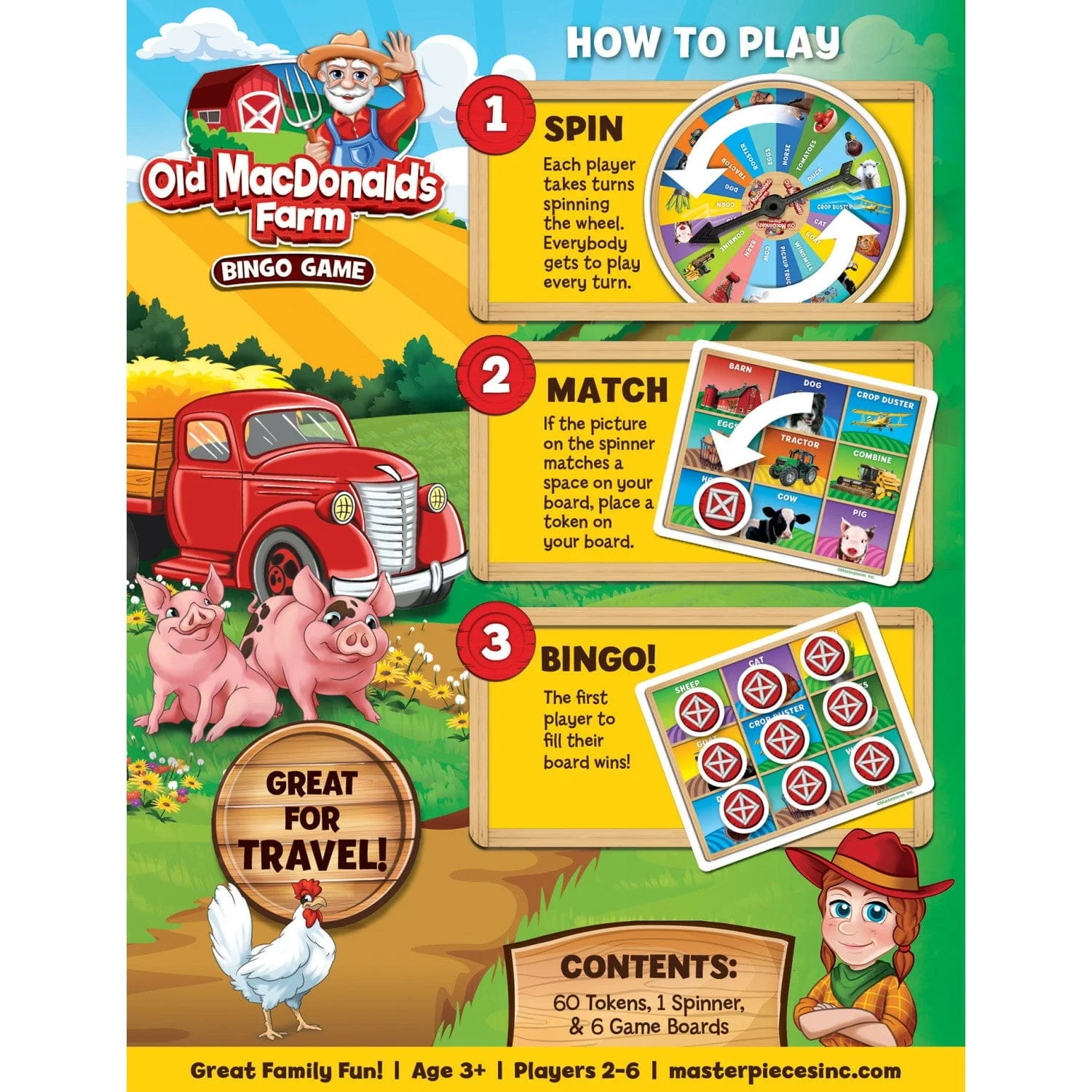 Old MacDonald's Farm Bingo Game - Image 3