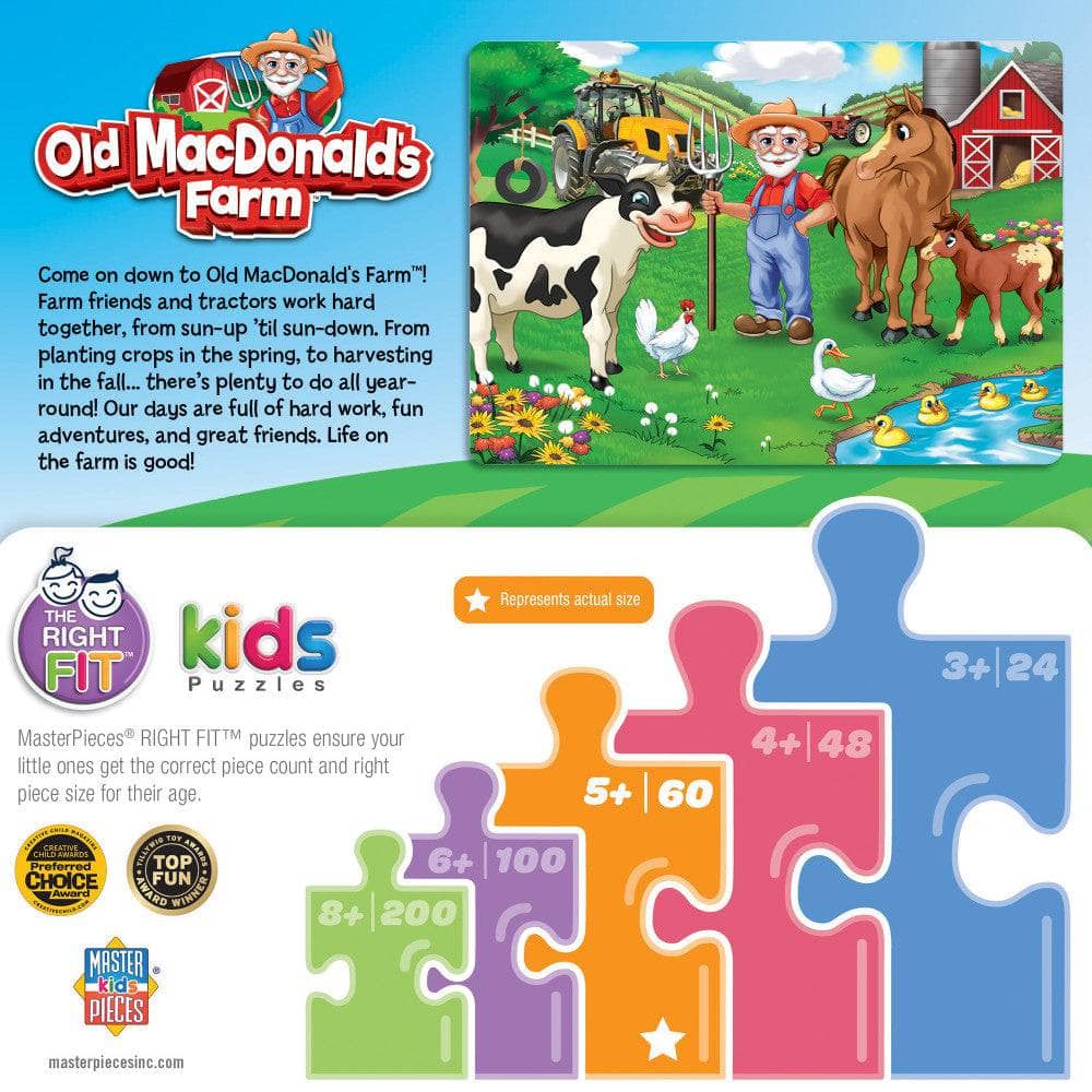 Old MacDonald's Farm - Miller's Pond 60 Piece Jigsaw Puzzle - Image 3
