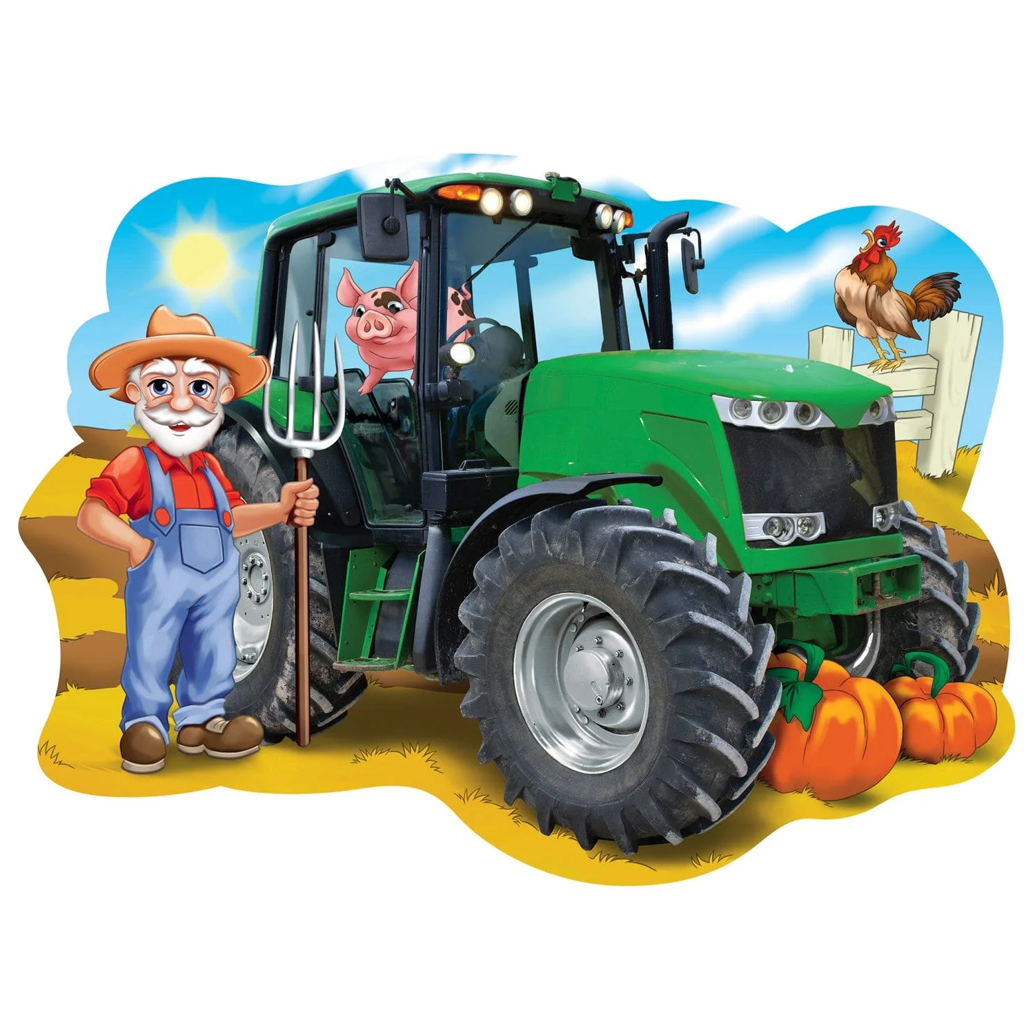 Old MacDonald's Farm 36 Piece Floor Jigsaw Puzzle - Image 2