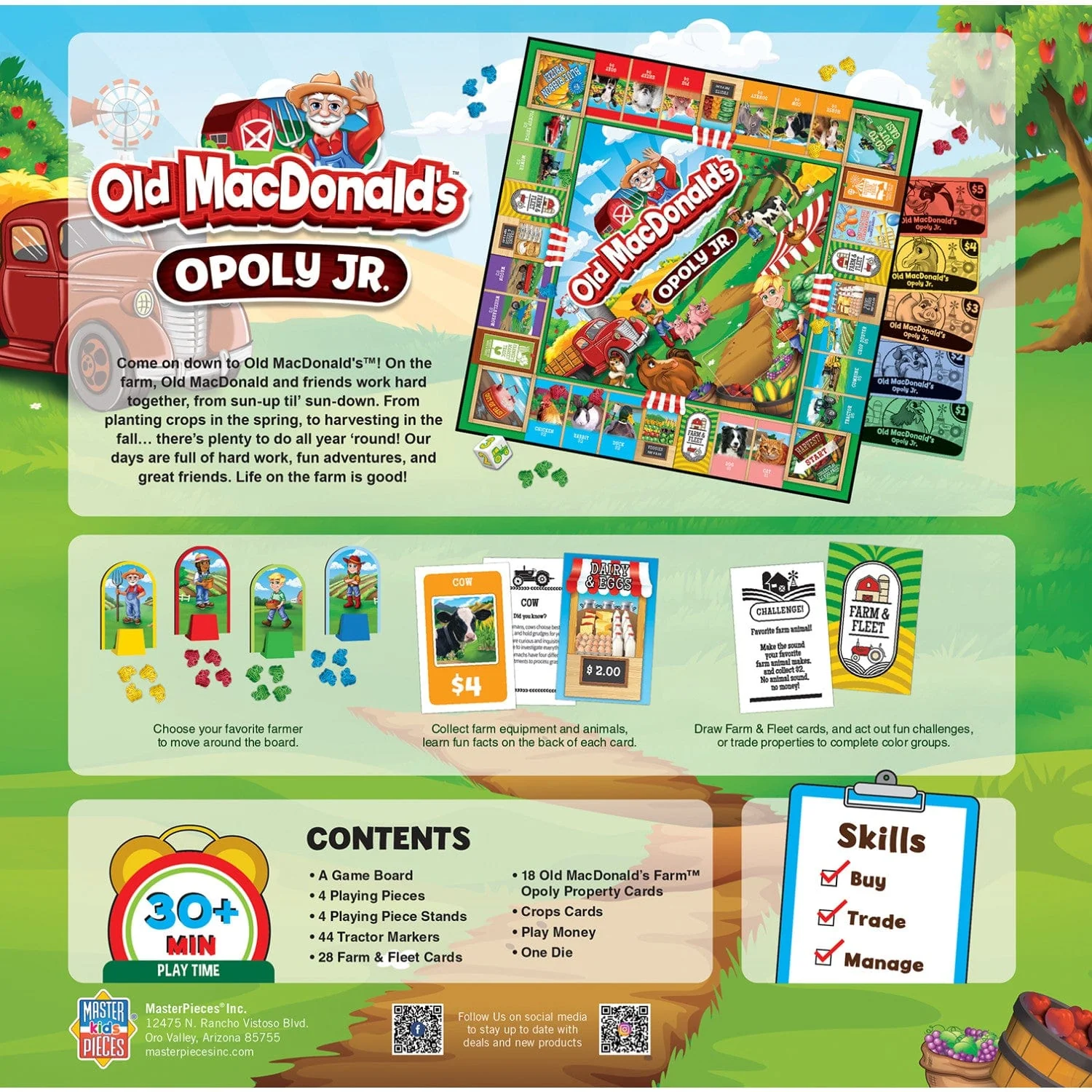 Old MacDonald's Opoly Junior - Image 3
