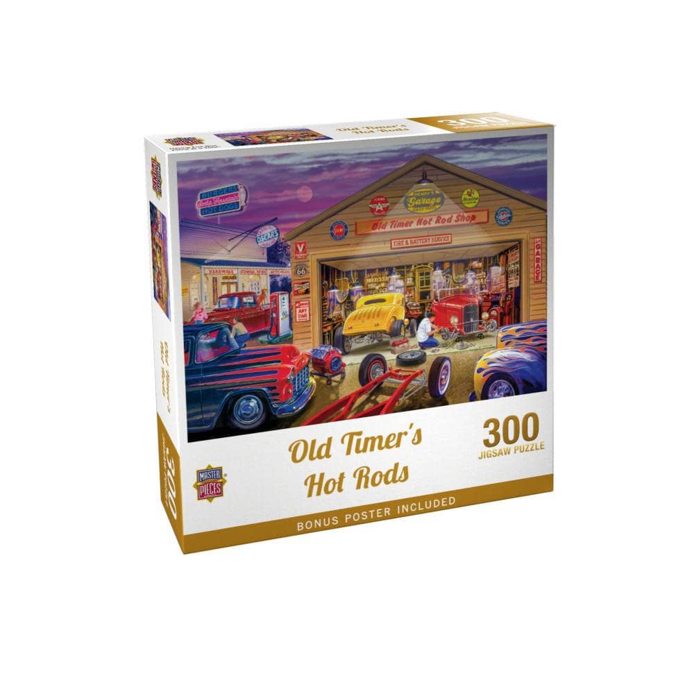 Old Timer's Hot Rods - Jigsaw Puzzle - Image 4
