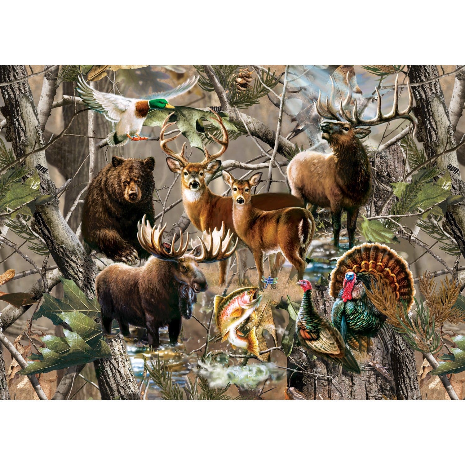 Realtree - Open Season 1000 Piece Jigsaw Puzzle - Image 2