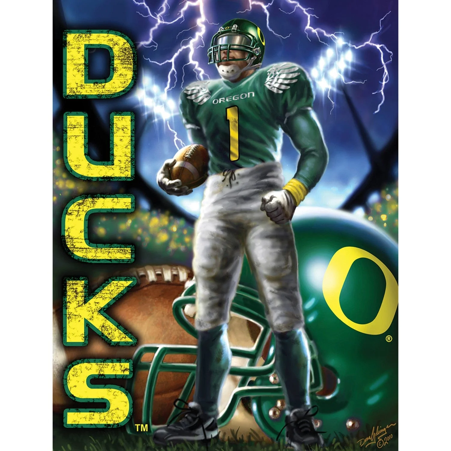 Oregon Ducks 100 Piece Jigsaw Puzzle - Image 2