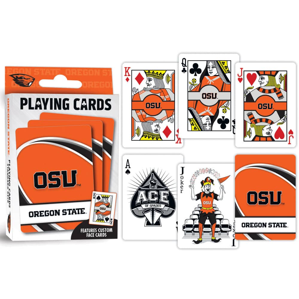 Oregon State Beavers Playing Cards - 54 Card Deck - Image 3