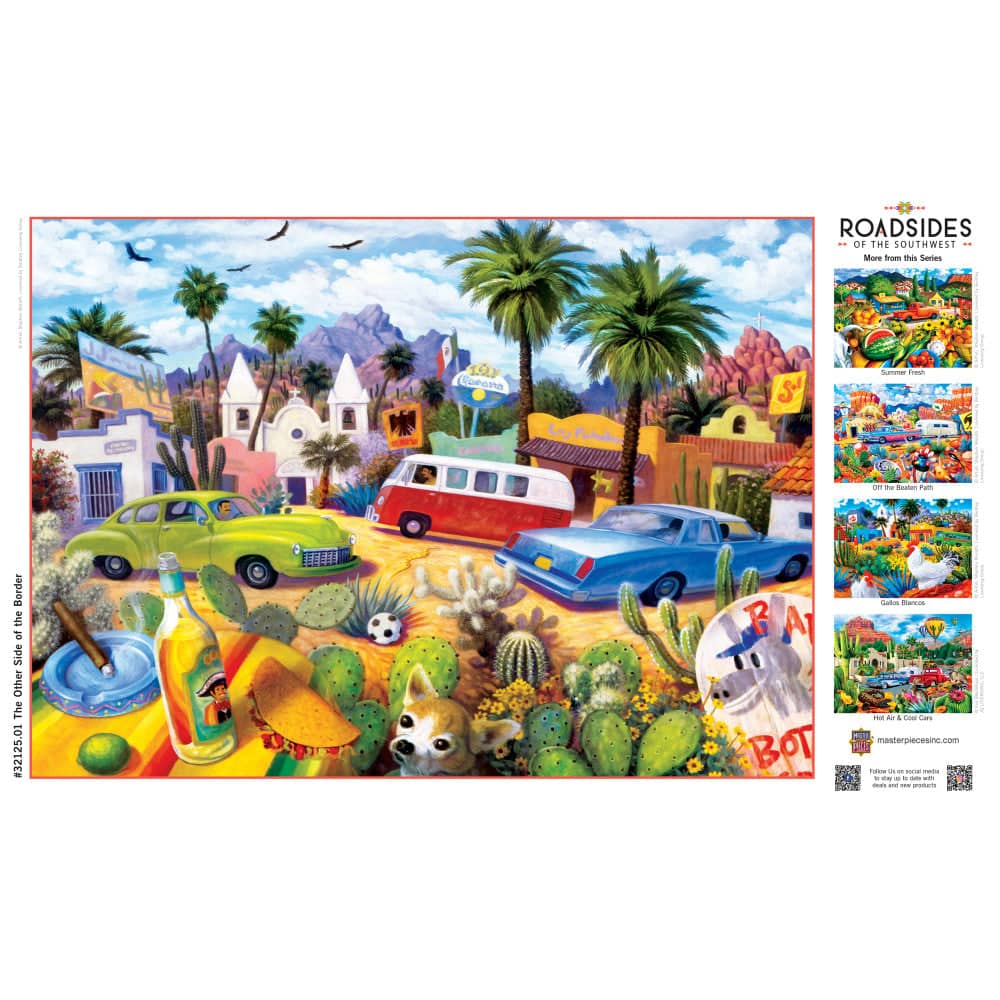Roadsides of the Southwest - Other Side of the Border 500 Piece Jigsaw Puzzle - Image 4