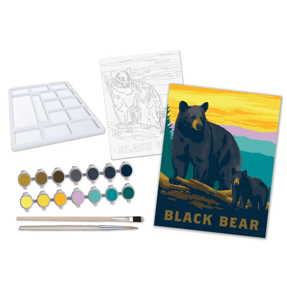 Black Bear - Paint by Number - Image 2