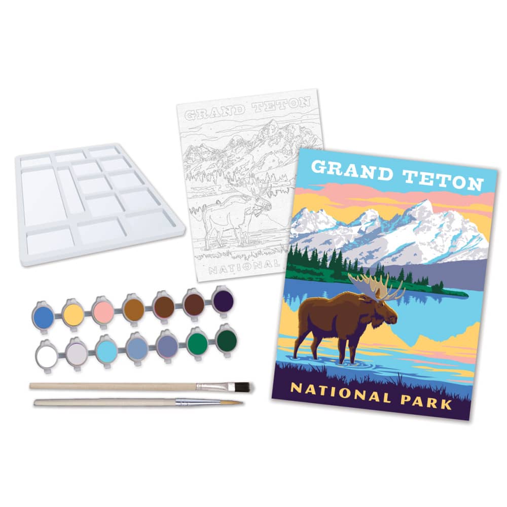 National Parks - Grand Teton Paint by Number - Image 2