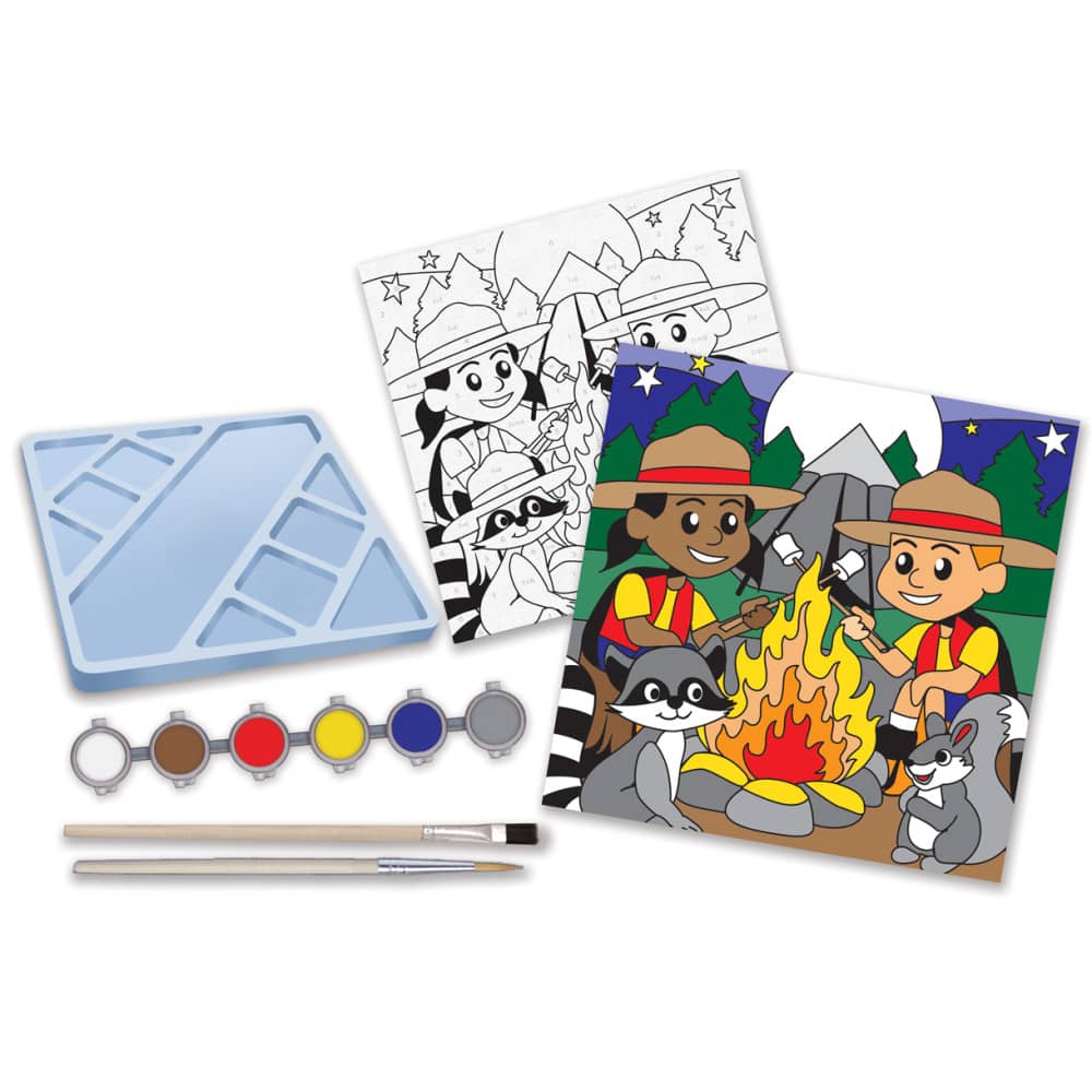Jr. Ranger - Camping Paint by Number Kids - Image 2