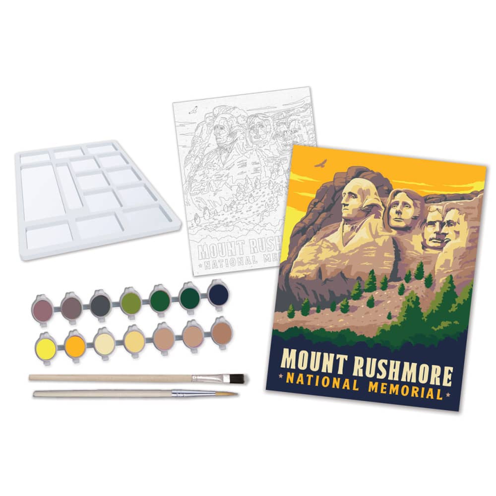 National Parks - Mount Rushmore Paint by Number - Image 2