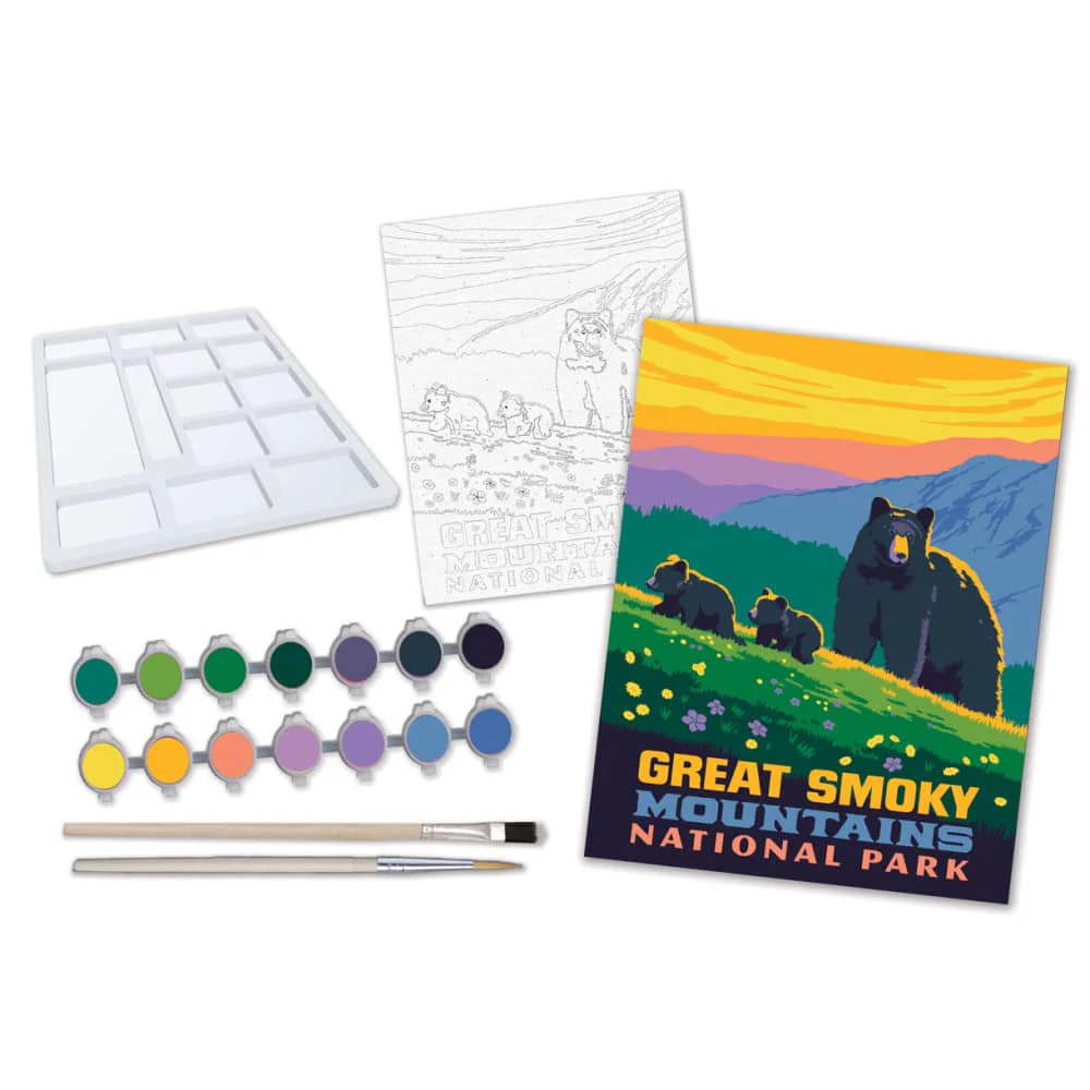 National Parks - Smoky Mountain Paint by Number - Image 2