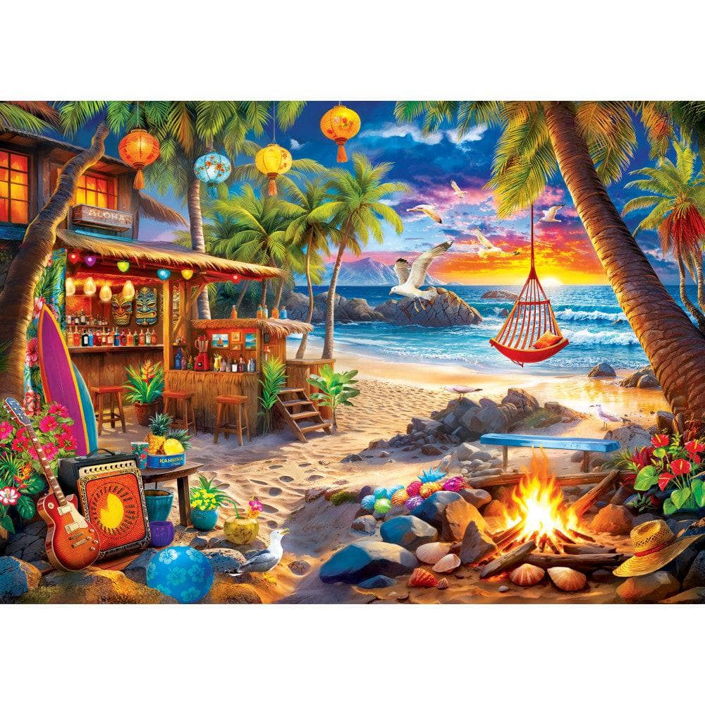 Paradise Beach - Island Hangout 500 Piece Jigsaw Puzzle - Image 2