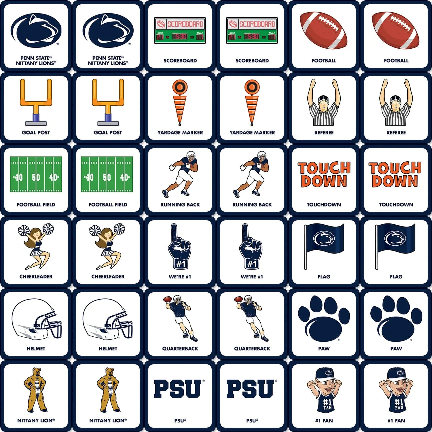 Penn State Nittany Lions Matching Game - Image 2