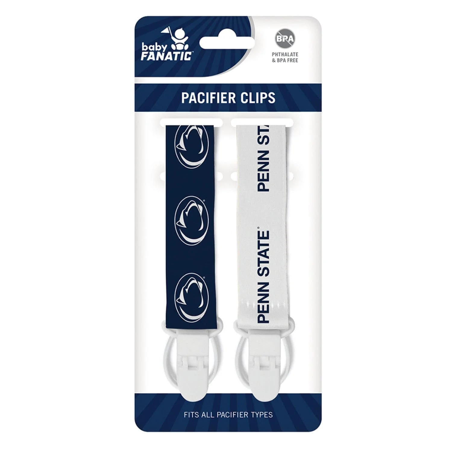 Penn State Nittany Lions - Pacifier Clip 2-Pack - Image 2