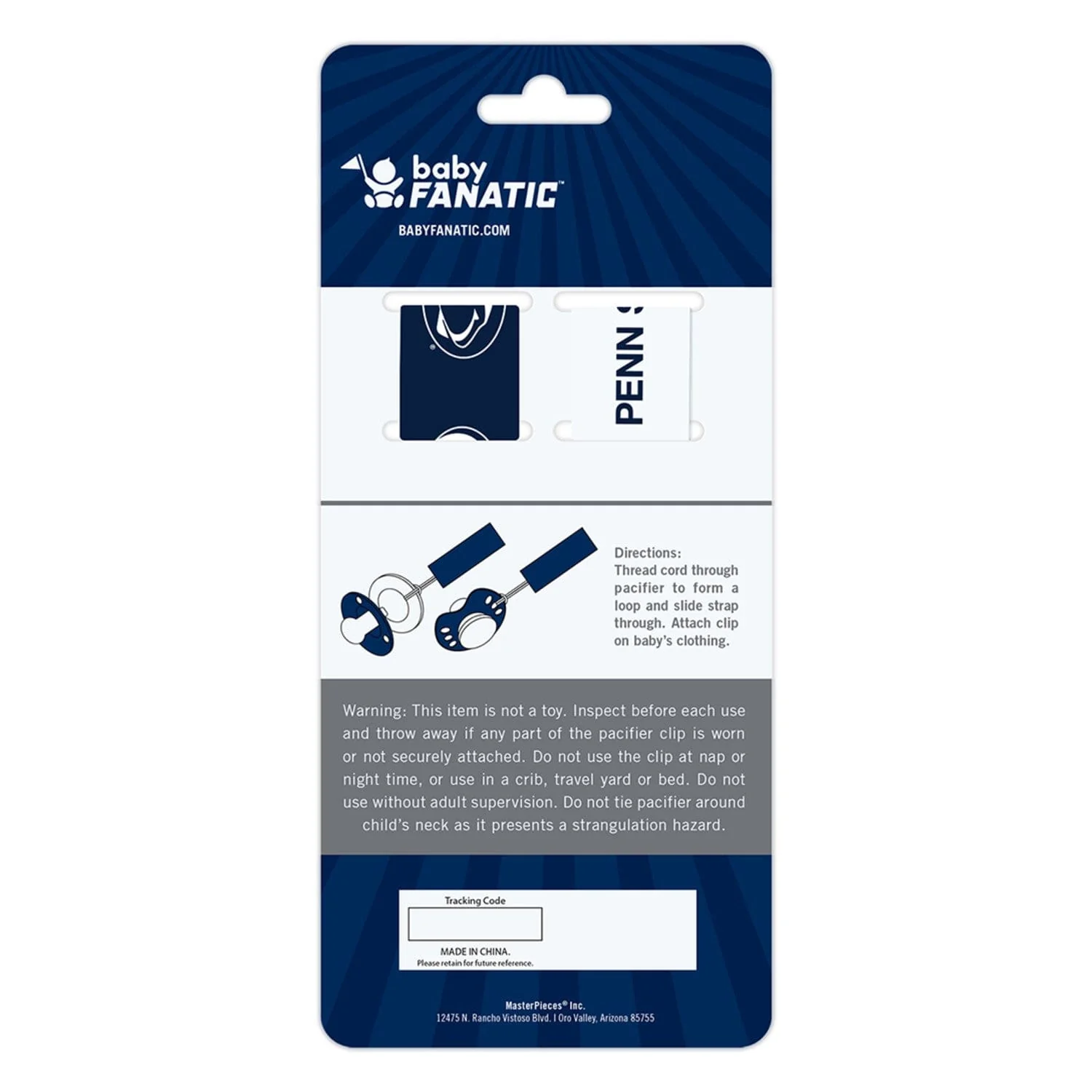 Penn State Nittany Lions - Pacifier Clip 2-Pack - Image 3