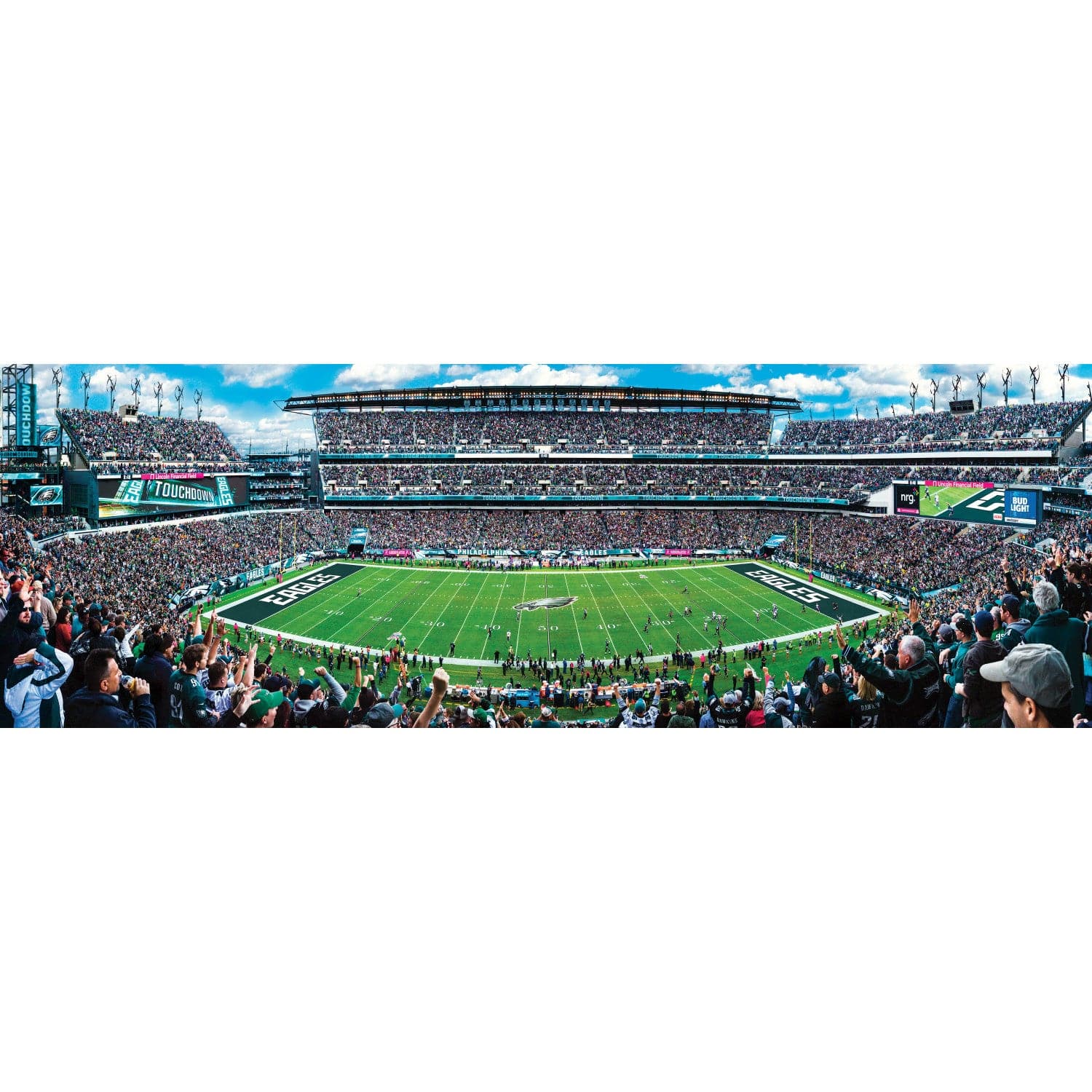 Philadelphia Eagles - 1000 Piece Panoramic Jigsaw Puzzle - Image 2