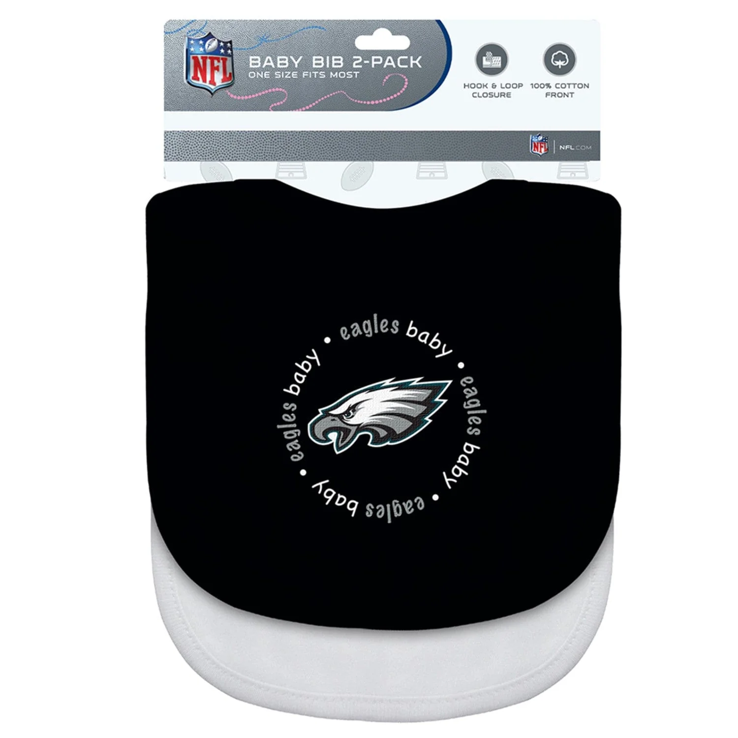 Philadelphia Eagles - Baby Bibs 2-Pack - Image 2