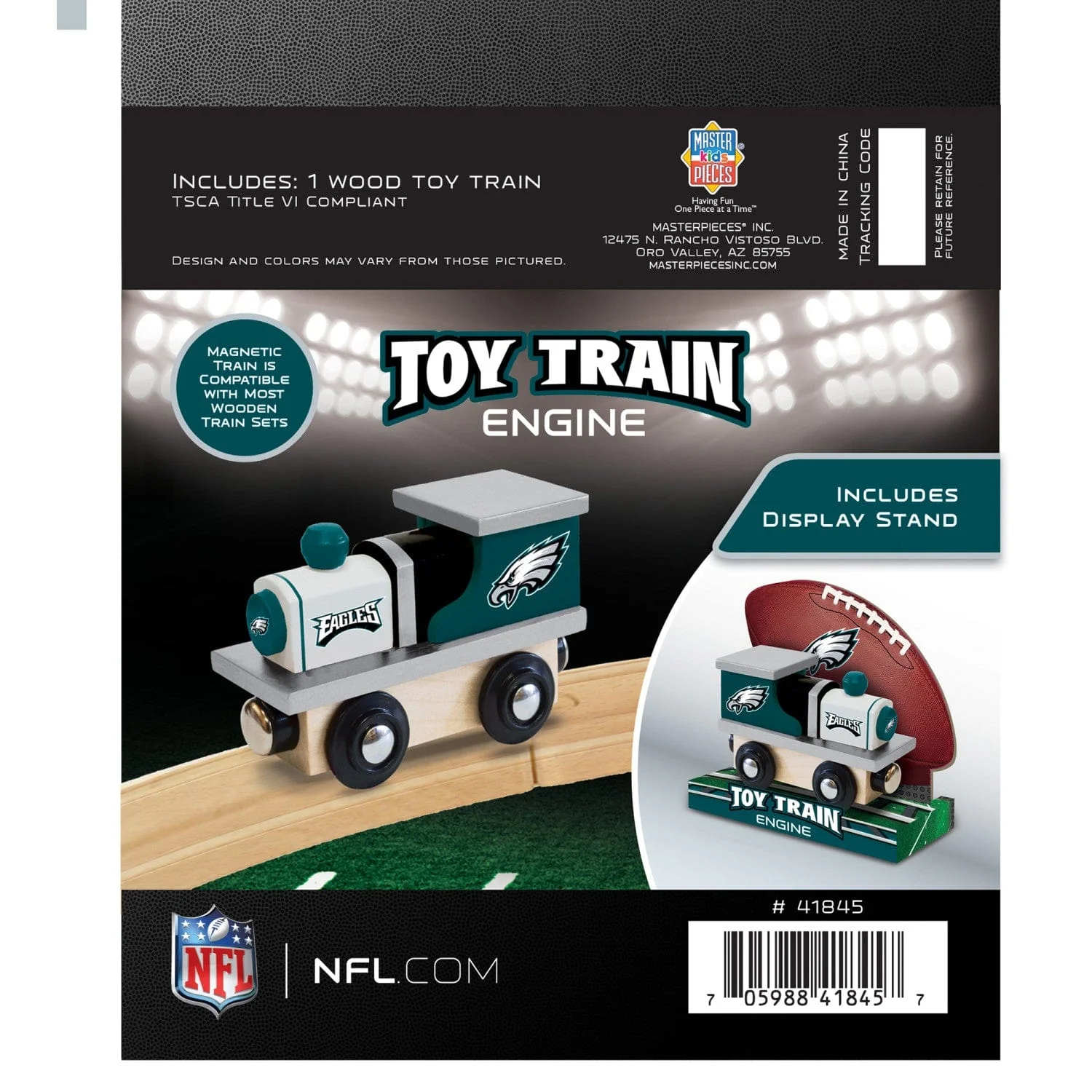 Philadelphia Eagles Toy Train Engine - Image 3