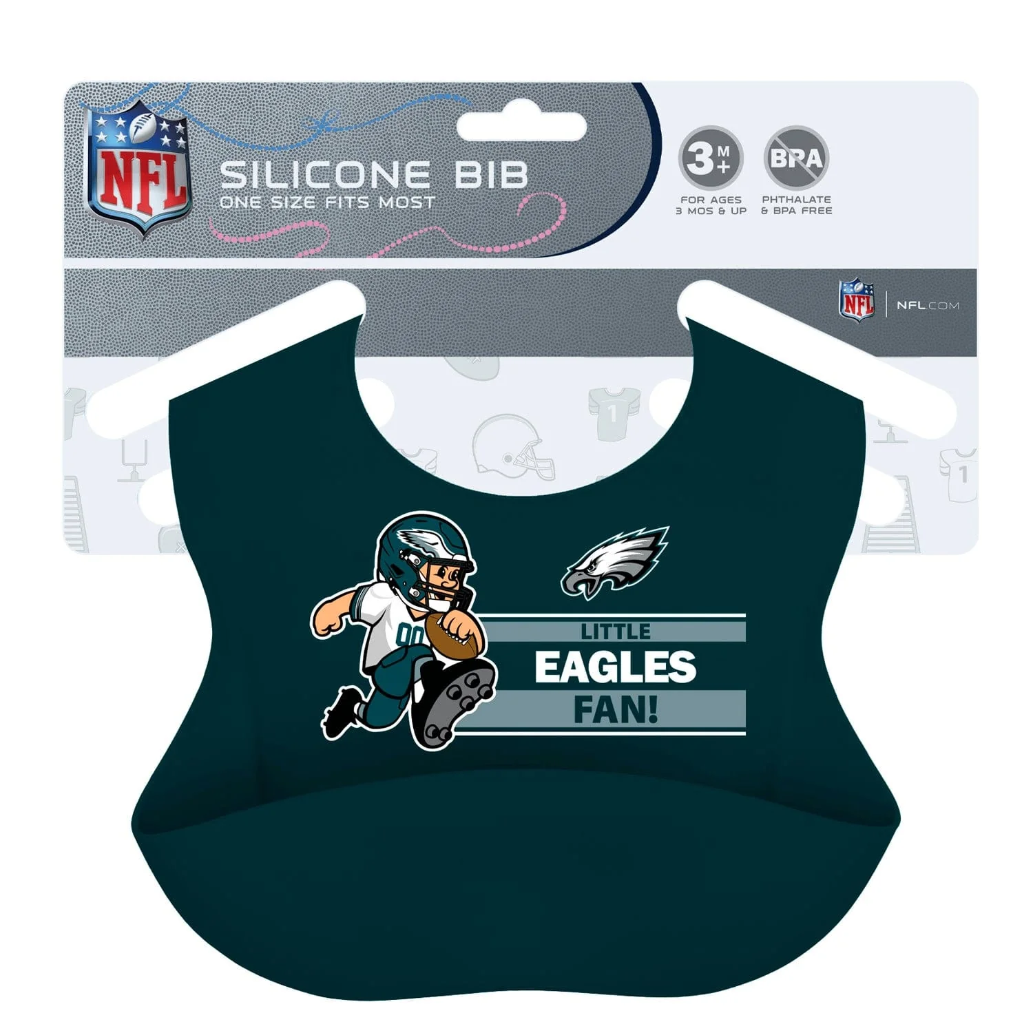 Philadelphia Eagles - NFL Silicone Bib - Image 2