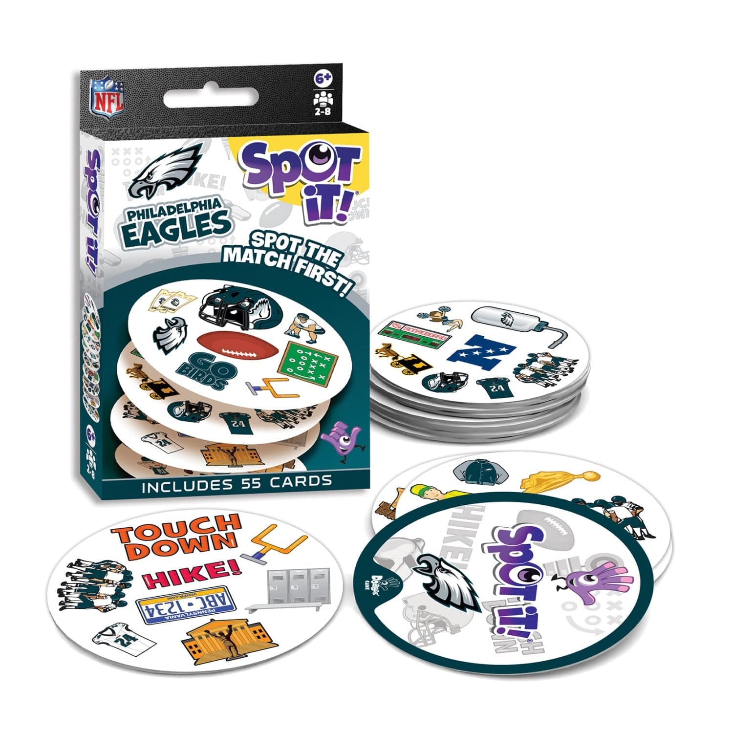 Philadelphia Eagles Spot It! Card Game - Image 2