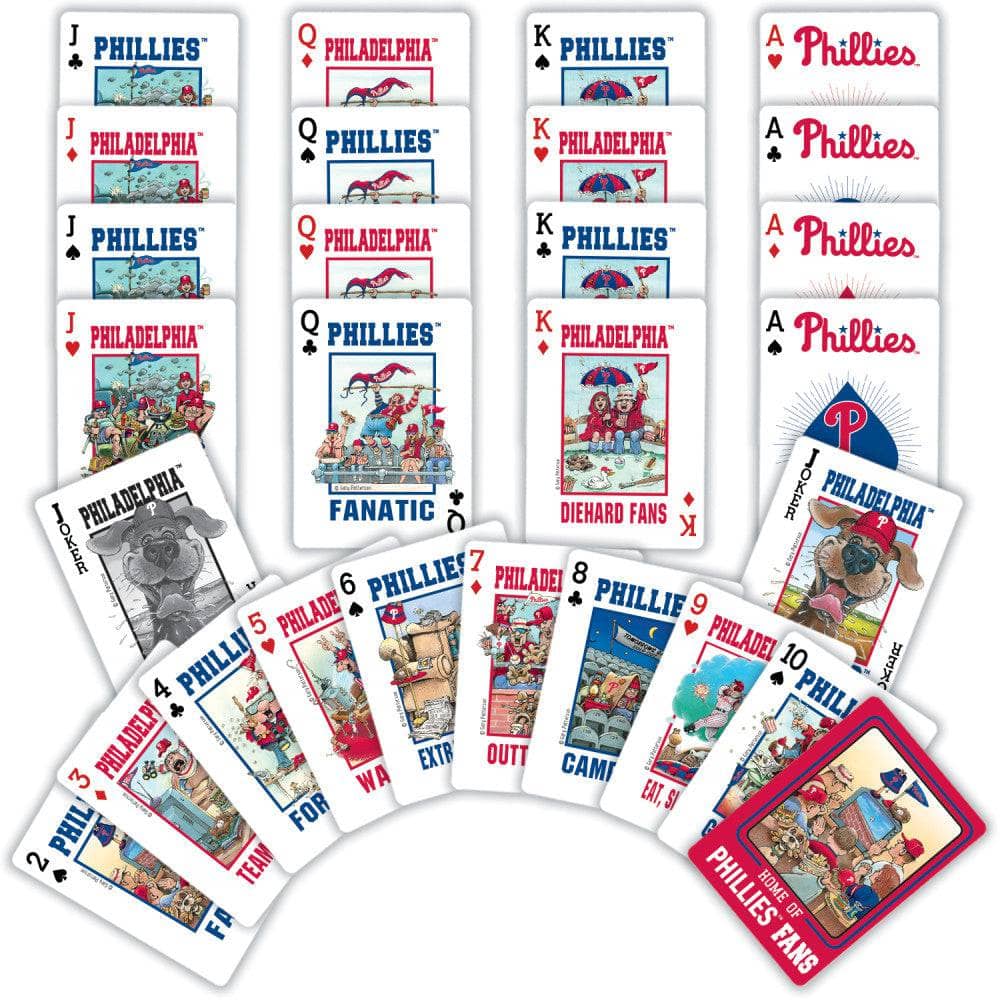 Philadelphia Phillies Fan Deck Playing Cards - 54 Card Deck - Image 2