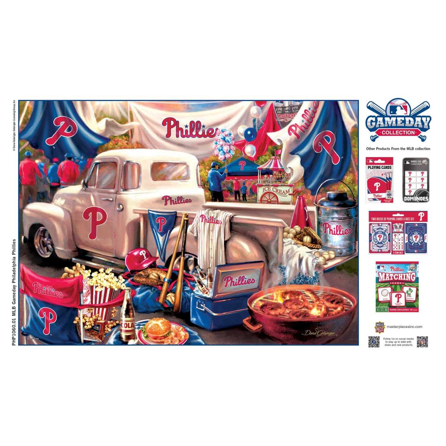 Philadelphia Phillies - Gameday 1000 Piece Jigsaw Puzzle - Image 4