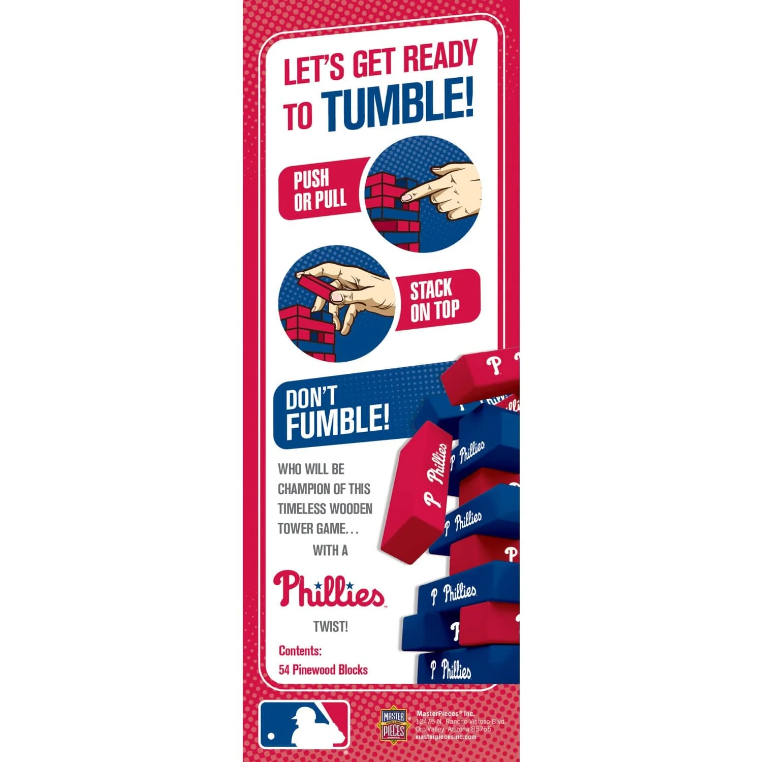 Philadelphia Phillies Tumble Tower - Image 3