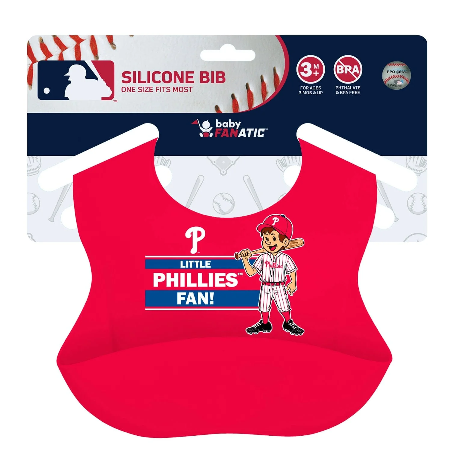 Philadelphia Phillies - MLB Silicone Bib - Image 2