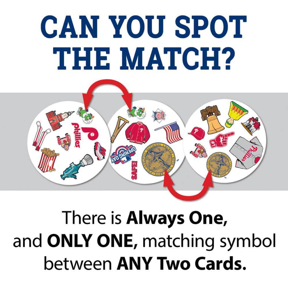Philadelphia Phillies Spot It! Card Game - Image 2