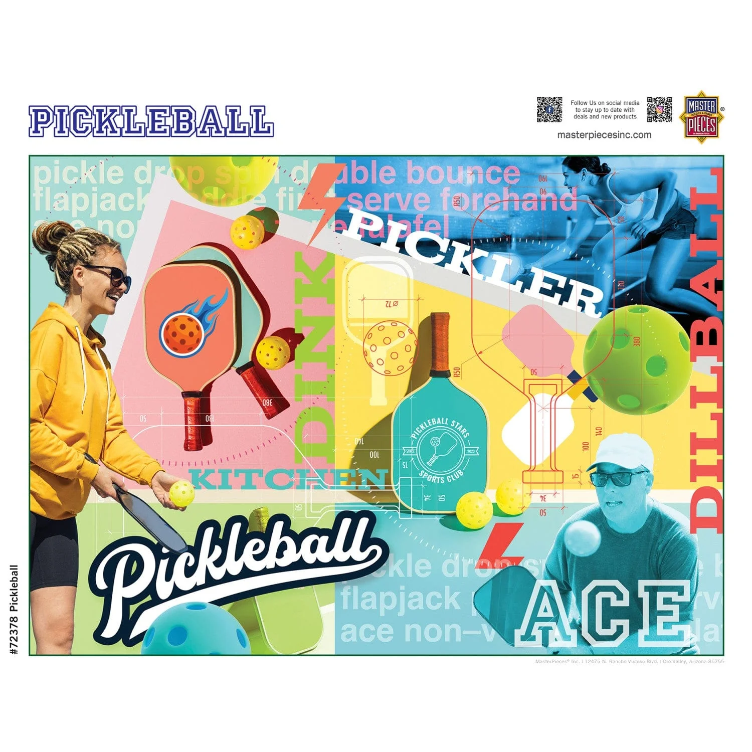 Pickleball - 1000 Piece Jigsaw Puzzle - Image 4
