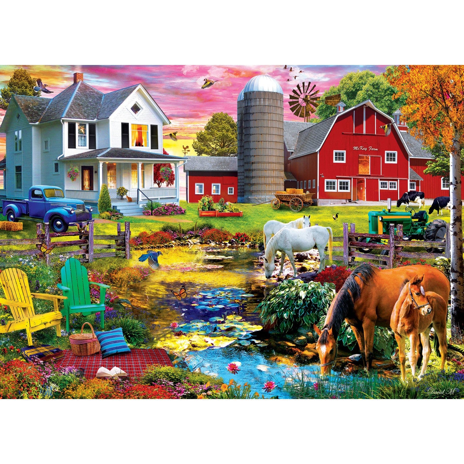 Picnic on the Farm - Jigsaw Puzzle