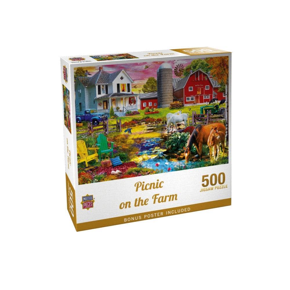 Picnic on the Farm - Jigsaw Puzzle - Image 2