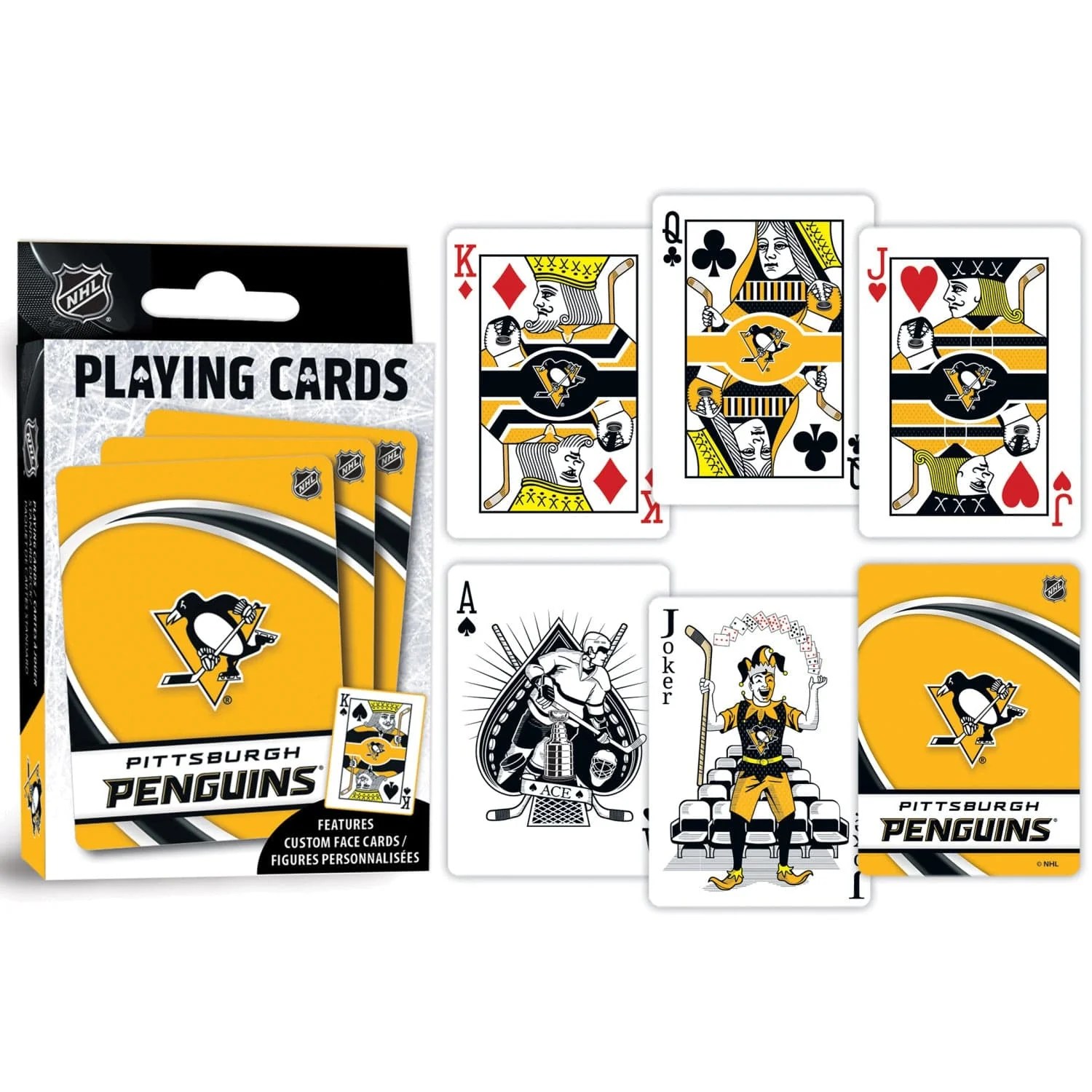 Pittsburgh Penguins Playing Cards - 54 Card Deck - Image 3