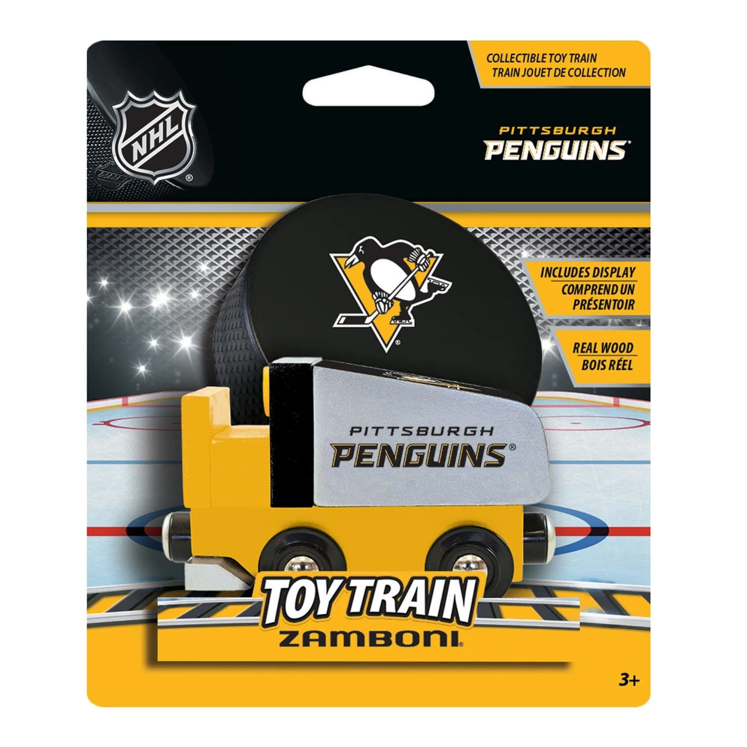 Pittsburgh Penguins Toy Zamboni Train Engine - Image 2
